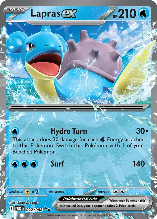 POR022/088 - Lapras ex