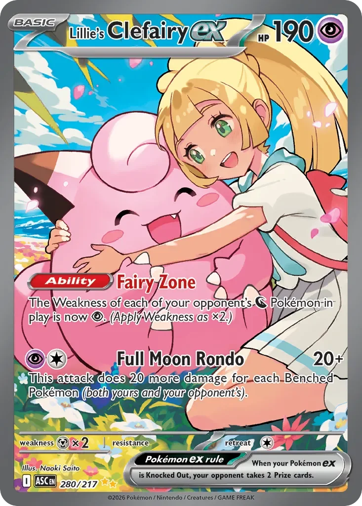 ASC280/217 - Lillie's Clefairy ex