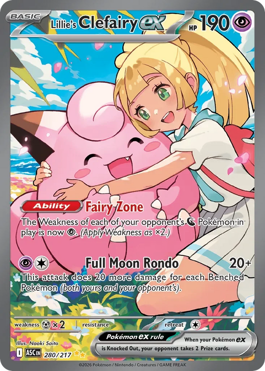 ASC280/217 - Lillie's Clefairy ex