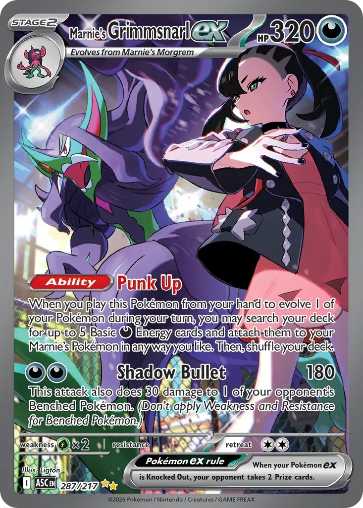 ASC287/217 - Marnie's Grimmsnarl ex