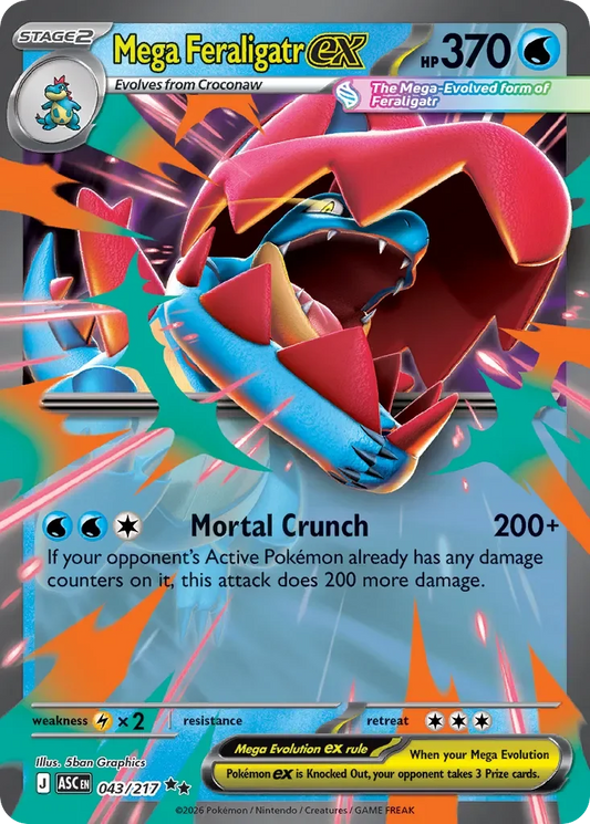 ASC043/217 -  Mega Feraligatr ex