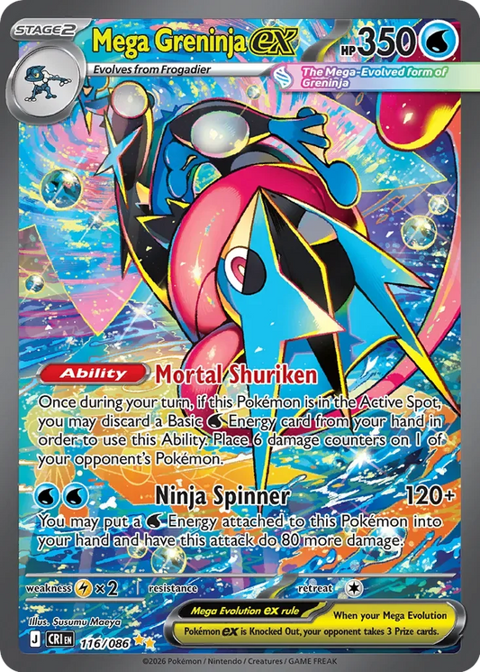 CRI116/086 - Mega Greninja ex