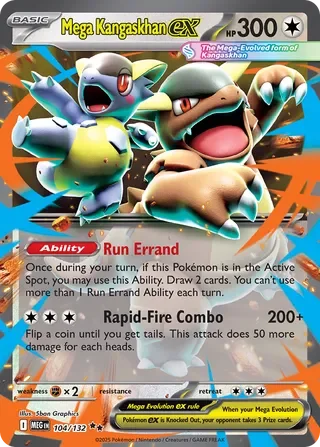 MEG104/132 - Mega Kangaskhan ex