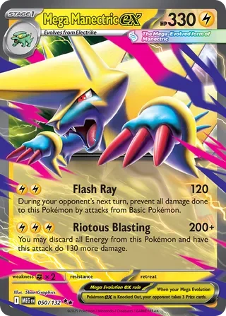 MEG050/132 - Mega Manectric ex