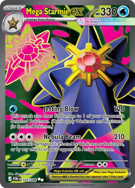 POR102/088 - Mega Starmie ex