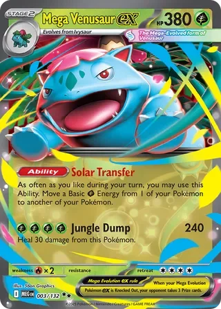 MEG003/132 - Mega Venusaur ex