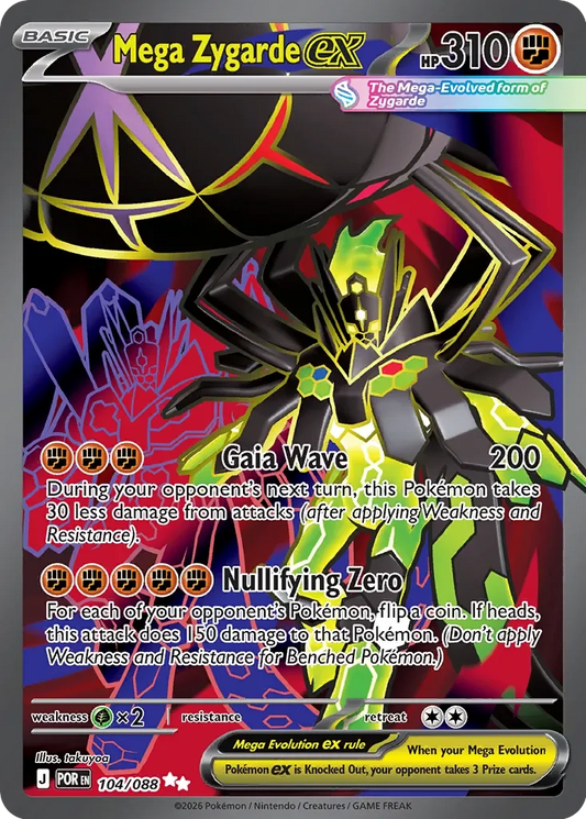 POR104/088 - Mega Zygarde ex