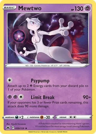 CRZ059/159 - Mewtwo Holo
