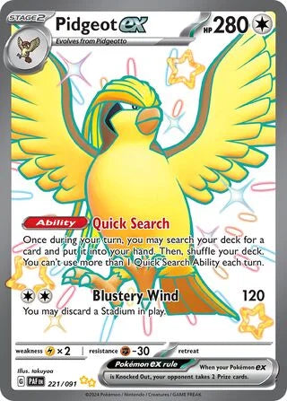 PAF221/091 - Pidgeot ex