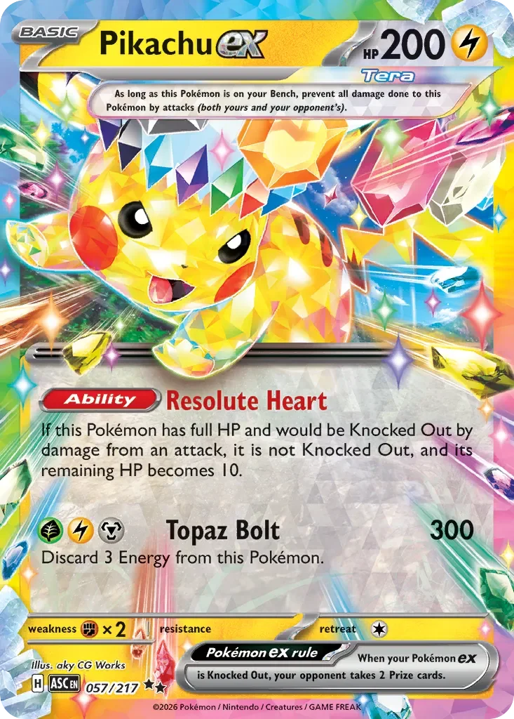 ASC057/217 - Pikachu ex