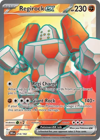 DRI214/182 - Regirock ex