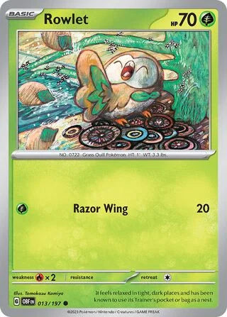OBF013/197 - Rowlet Cosmos Holo