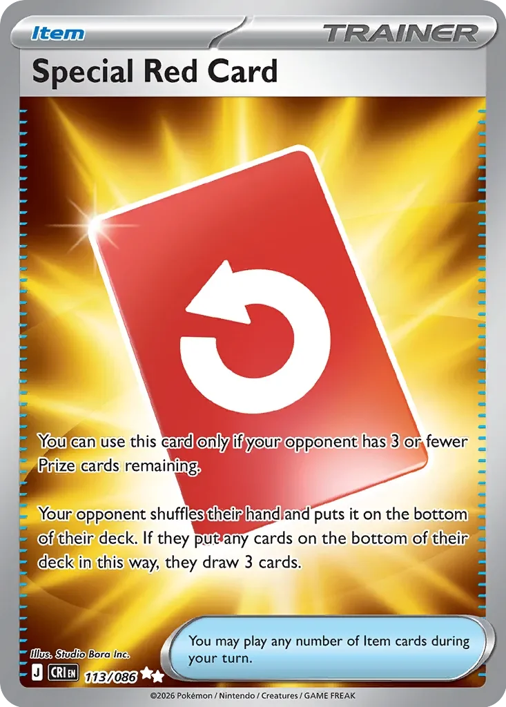 CRI113/086 - Special Red Card
