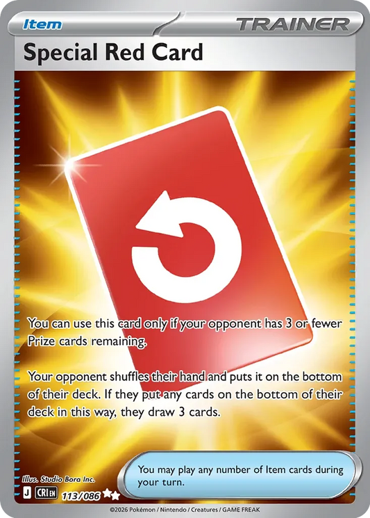 CRI113/086 - Special Red Card