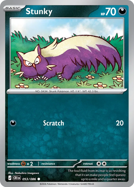 CRI053/086 - Stunky Reverse Holo