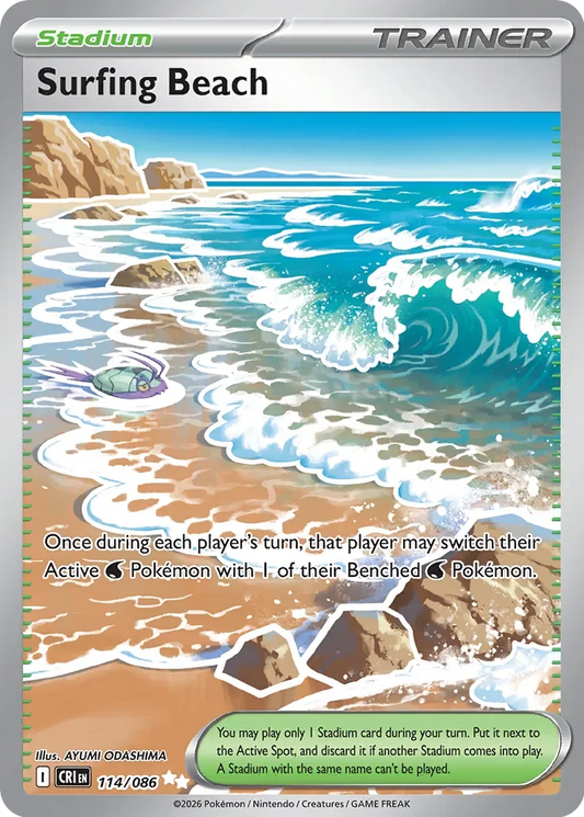 CRI114/086 - Surfing Beach
