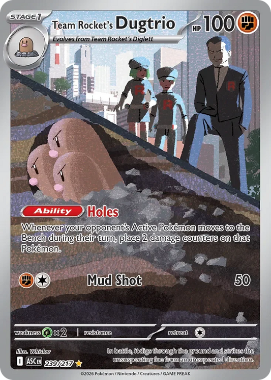 ASC239/217 - Team Rocket's Dugtrio