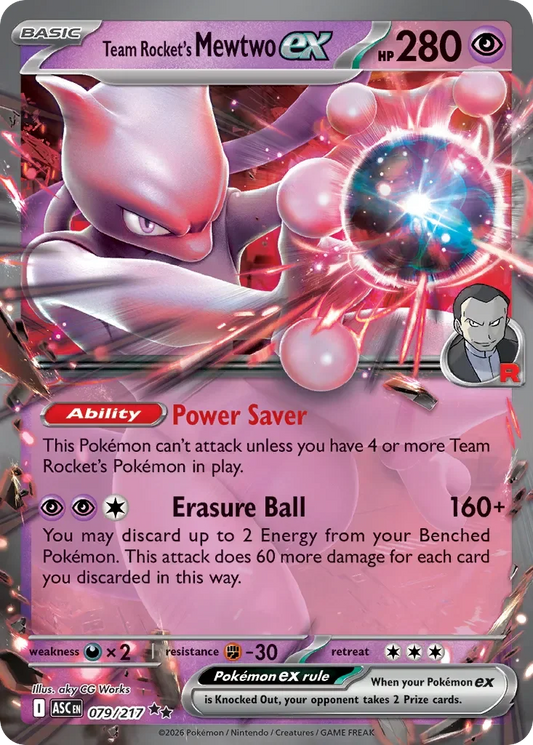 ASC079/217 - Team Rocket's Mewtwo ex