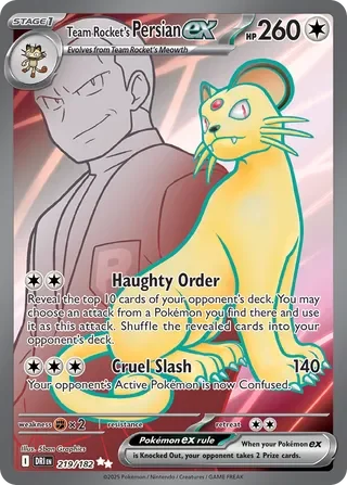 DRI219/182 - Team Rocket's Persian ex