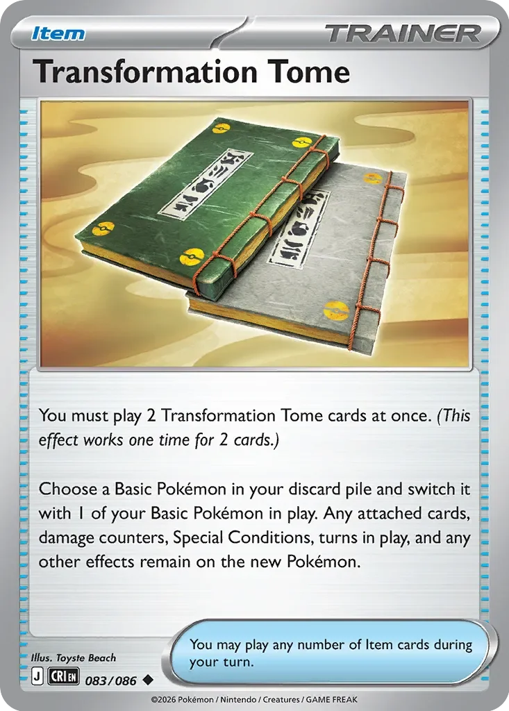 CRI083/086 - Transformation Tome Reverse Holo