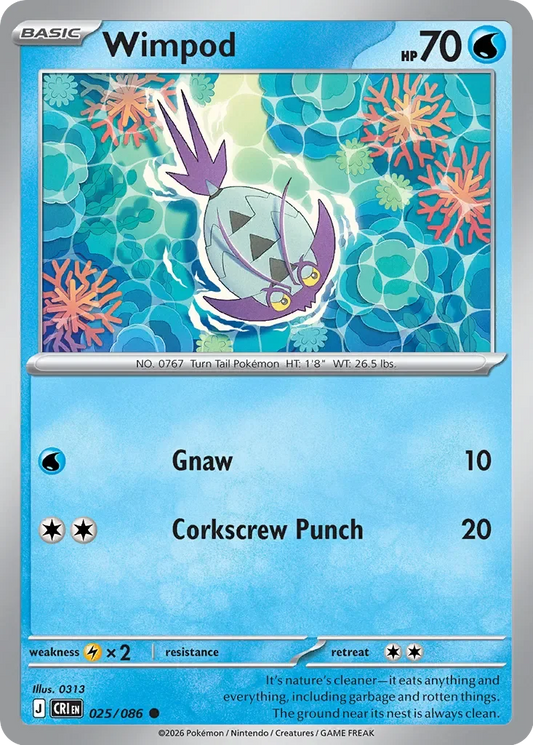 CRI025/086 - Wimpod Reverse Holo