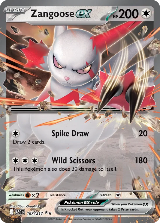ASC167/217 - Zangoose ex