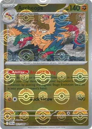 WHT051/086PB - Archeops Poke Ball