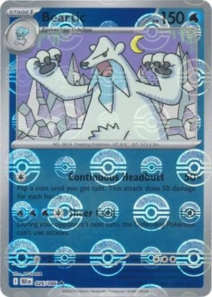 BLK026/086PB - Beartic Poke Ball