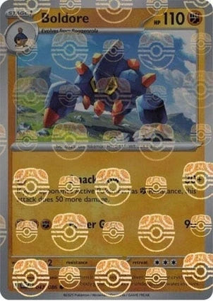 WHT047/086MB - Boldore Master Ball