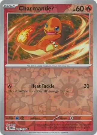 OBF026/197 - Charmander Reverse Holo