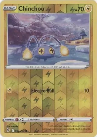 EVS052/203 - Chinchou Reverse Holo