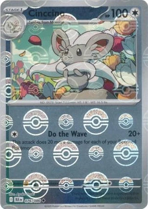 BLK076/086PB - Cinccino Poke Ball