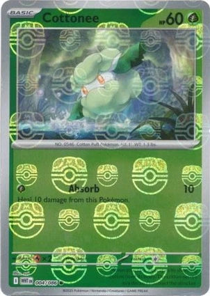 WHT004/086MB - Cottonee Master Ball