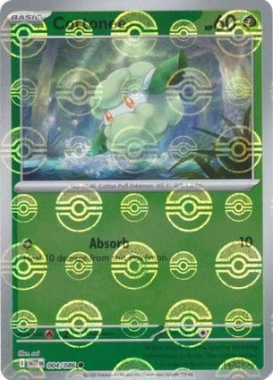 WHT004/086PB - Cottonee Poke Ball
