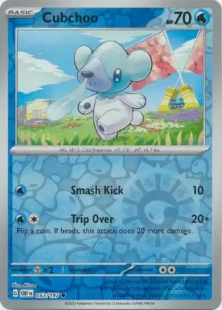 OBF053/197 - Cubchoo Reverse Holo