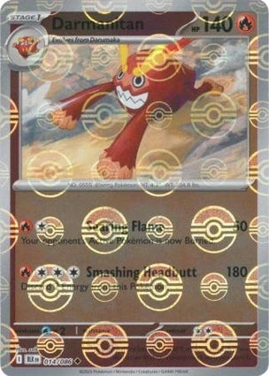BLK014/086PB - Darmanitan Poke Ball