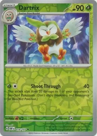 OBF014/197R - Dartrix Reverse Holo