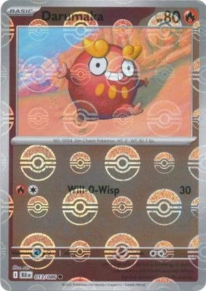 BLK013/086PB - Darumaka Poke Ball
