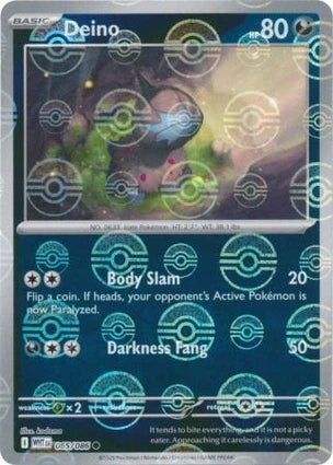 WHT065/086PB - Deino Poke Ball