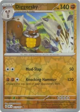 OBF113/197 - Diggersby Reverse Holo