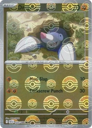 BLK045/086PB - Drilbur Poke Ball