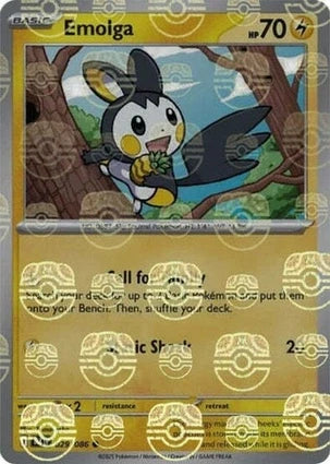 BLK029/086MB - Emolga Master Ball