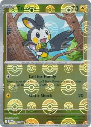 BLK029/086PB - Emolga Poke Ball