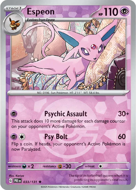 PRE033/131PB - Espeon Poke Ball