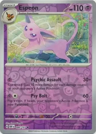 OBF086/197 - Espeon Reverse Holo