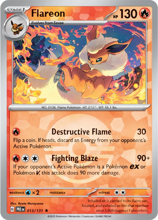 PRE013/131PB - Flareon Poke Ball
