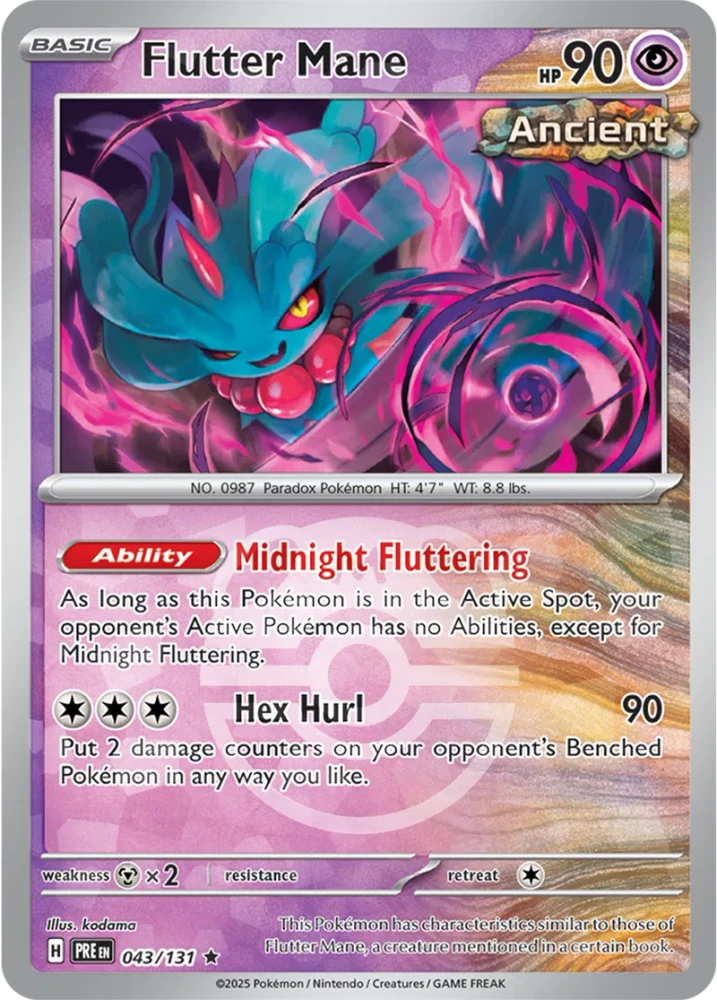 PRE043/131MB - Flutter Mane Master Ball