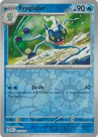 OBF057/197R - Frogadier Reverse Holo