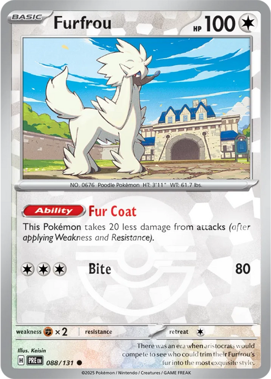 PRE088/131PB - Furfrou Poke Ball