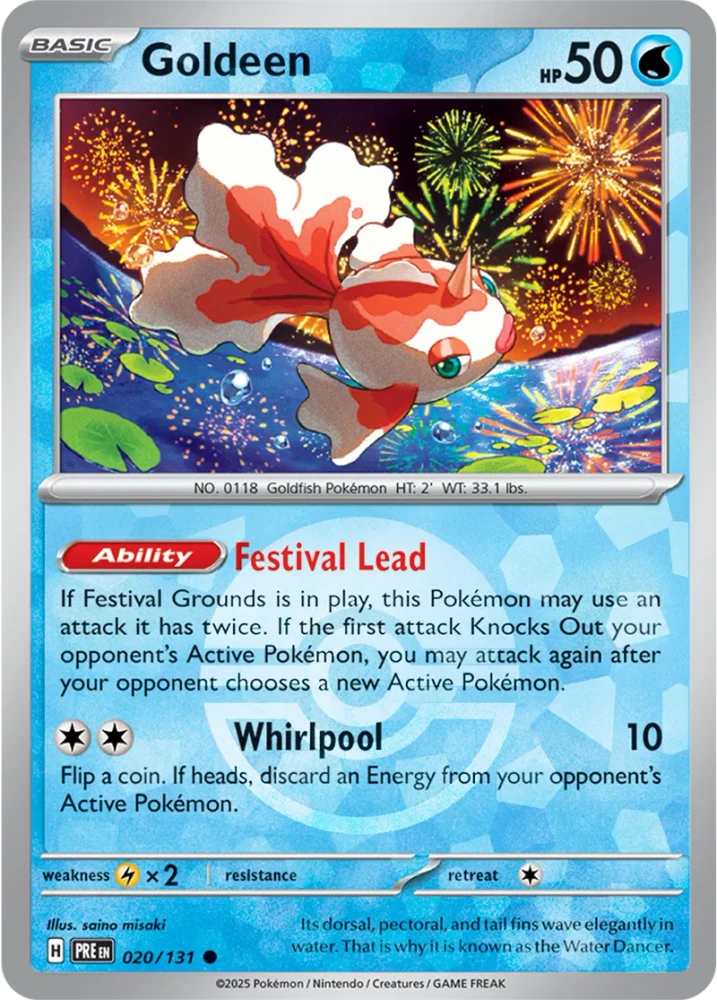 PRE020/131PB - Goldeen Poke Ball